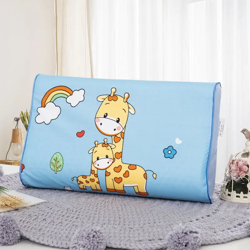 Quantity Cute Cartoon Flannel Pillowcase Soft Winter Kindergarten Baby Slepping Pillow Cover Comfortable Latex Pillow Dust Cover