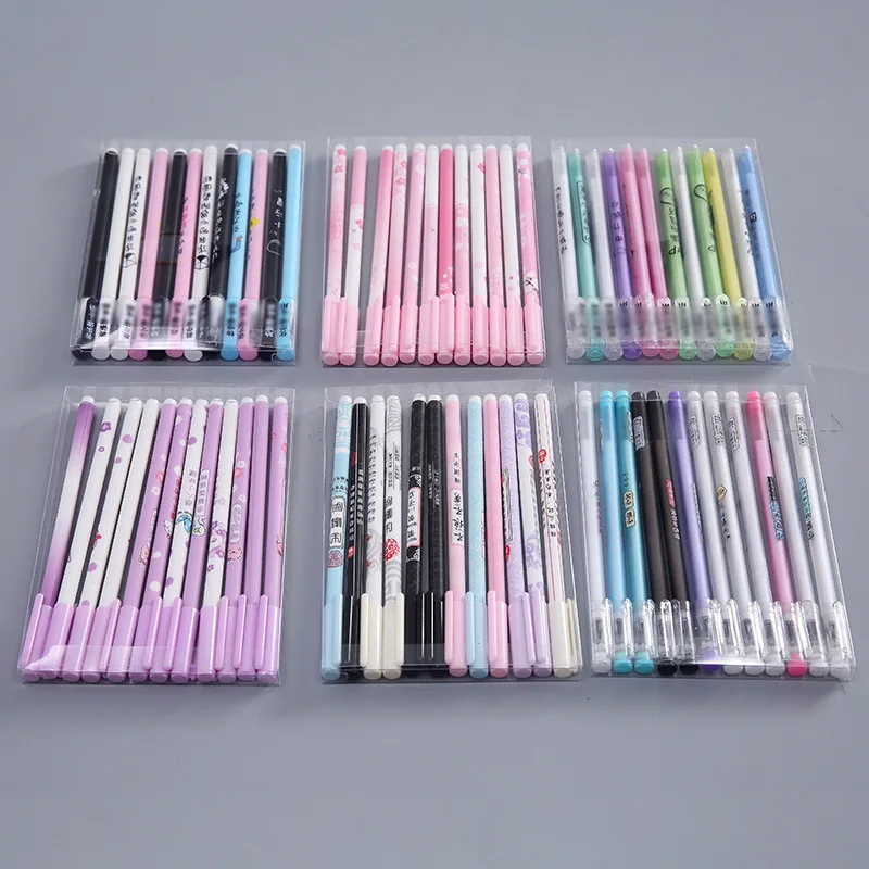 12pcs/set Novelty Gel Pens Cute Pens Kawaii Neutral Pen For