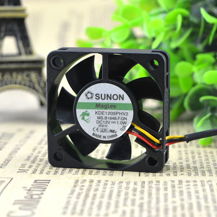 5015 5 см 12V 1,0 W KDE1205PHV2 защиты электродвигателя Вентилятор охлаждения