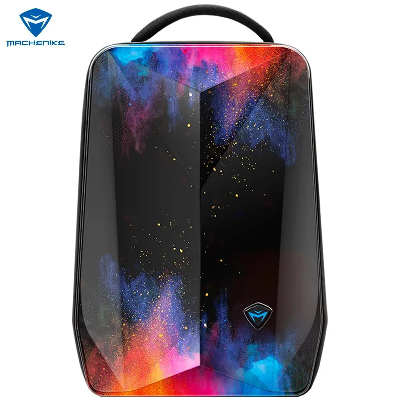 MACHENIKE waterproof laptop bag backpack 15.6-17.3 inch notebook 15-17 inch computer bag USB for Dell ASUS backpack - Цвет: Space