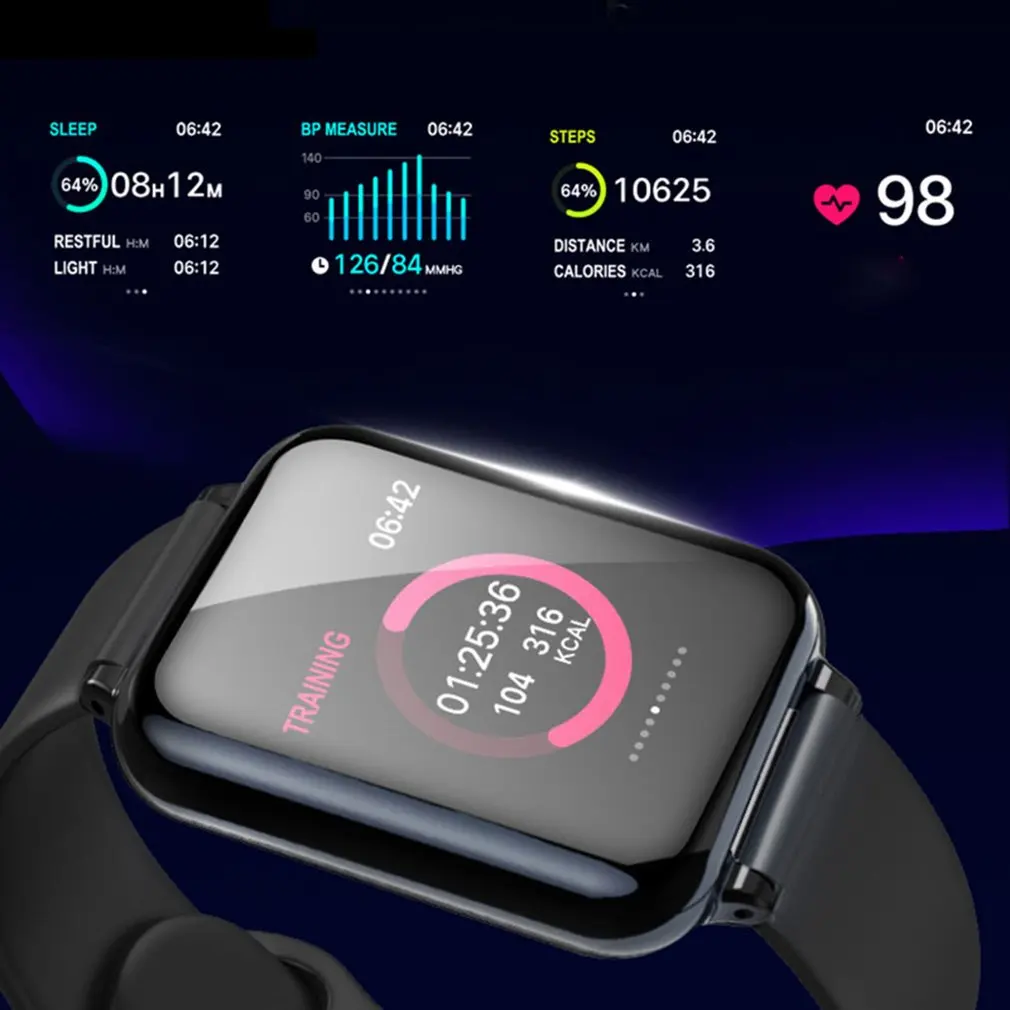  Smart Sports Watch Fitness Bracelet Smart Sports Step Count Watch Step Count Color Screen Smart Wat