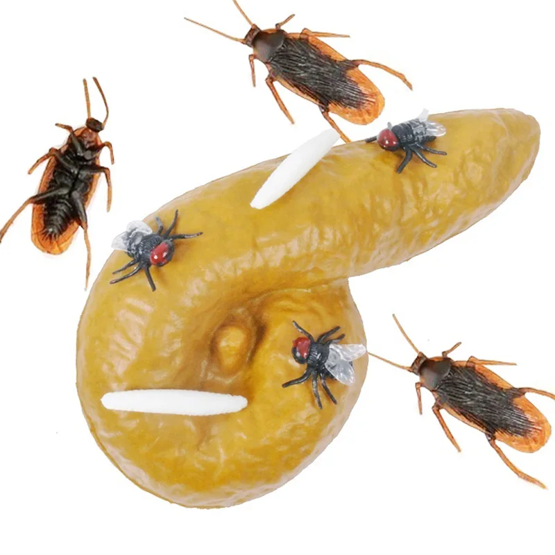 Prank Tool Gag Kids Gift Gross Joke Pooper Fake Human Poop Creative