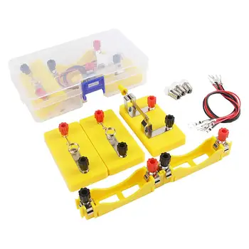 

Students Circuit Experiment Equipment Set for School Circuit Learning Physics Lab Kit