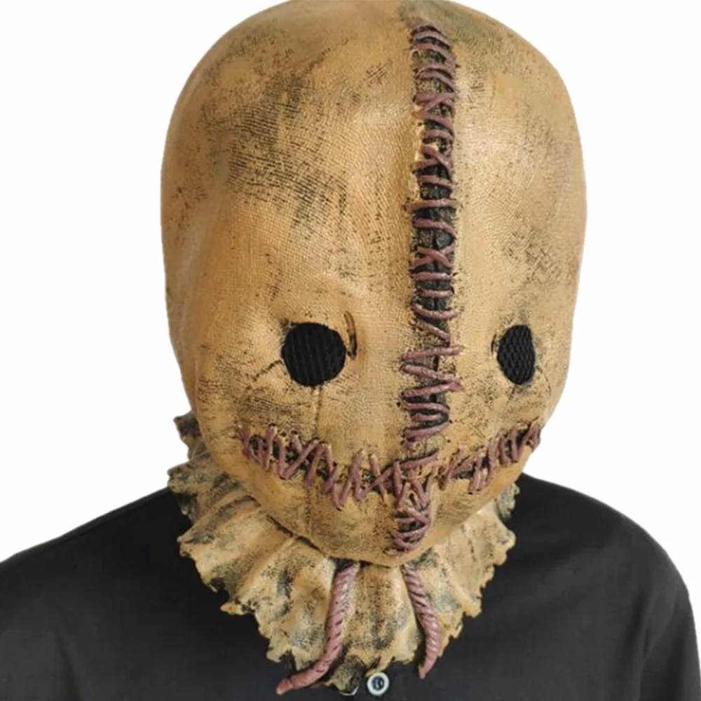 Halloween Horror Movie Full Face Mask Men Latex Masquerade Helmet Carnival Party Adults Cosplay Costume Accessories Props