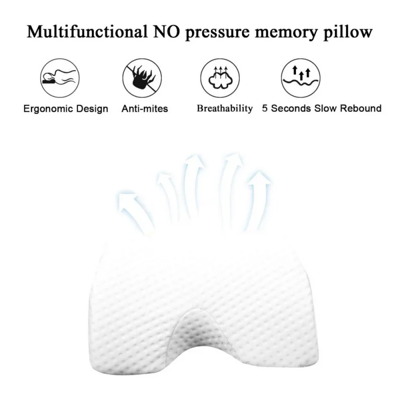 Память хлопок многофункциональный 6 В1 медленно отскок Подушка надувная рука и шея-защитная подушка для шейки здоровья