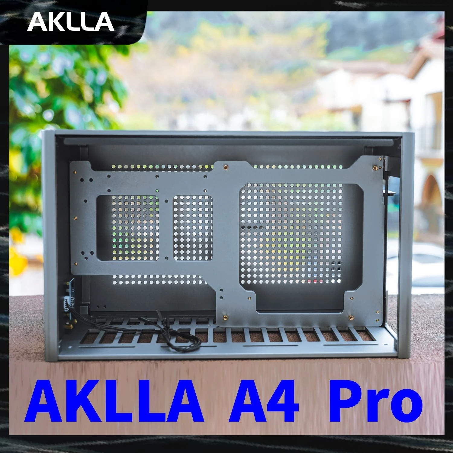 Чехол для компьютера AKLLA A4 Pro mini ITX алюминиевый корпус ПК с водяным охлаждением |