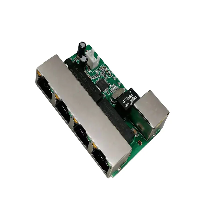 Интерчейнджер 5 портов мини-модуль переключателя 5V9V широкое напряжение 100 мегабайт сетевая камера сетевая передача