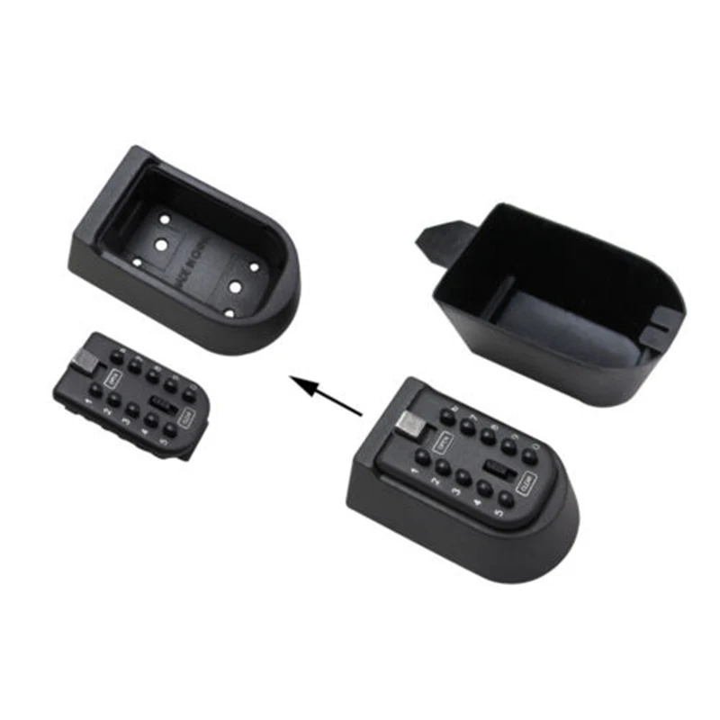 

Key Safe Box Aluminium Alloy Wall Mounted Home Safety Password Security Lock Storage Boxes with Code LFX-ING