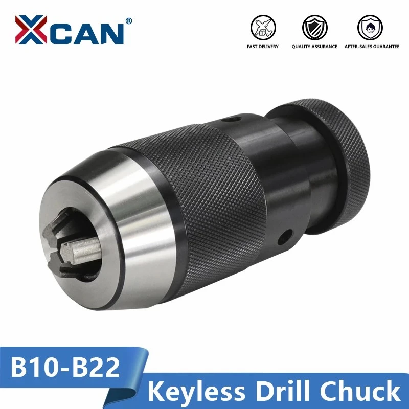 B10 B12 B16 B18 B22 Drill Chuck Keyless Self Tighten Automatic Locking