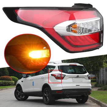 

CITALL Left Side Car Auto Outer Tail Rear Light Brake Stop Fog Lamp Fit for Ford Kuga MK2 2017 2018 2019