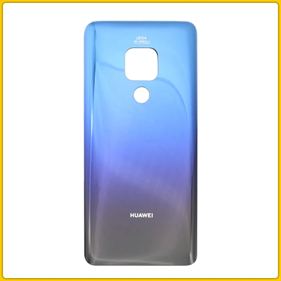 Чехол на заднюю панель для huawei mate 20 mate 20 Lite mate 20 Pro, крышка для батареи, задняя крышка+ клейкая наклейка - Цвет: Mate 20 Aurora