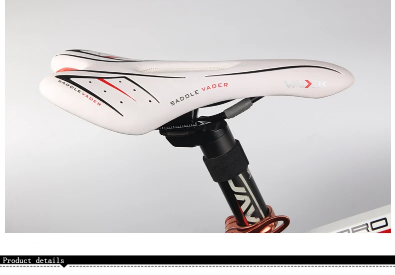 Vader седло сверхлегкое дышащее велосипедное седло MTB шоссейное Велосипедное Сиденье Подушка водонепроницаемое pu кожаное седло для велоспорта