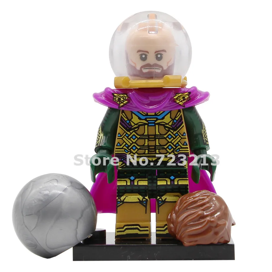 WM6071 Человек-паук вдали от дома фигурка супергероев Человек-паук Mysterio Питер Паркер Человек-паук Marvel строительные блоки игрушки - Цвет: XP197