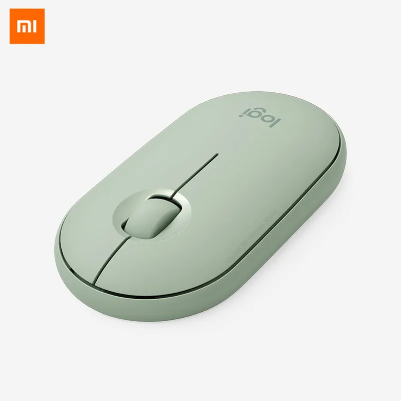 Xiaomi Mijia logitech Cobblestone беспроводной Bluetooth двухрежимный Тонкий Модный немой двойной Соединительный оптический трекинг ноутбук