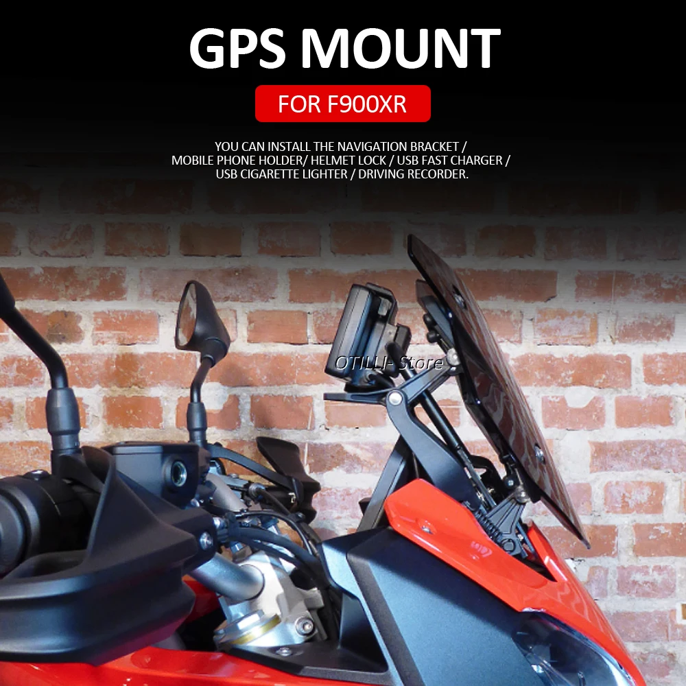 F900XR Windshield Stand Holder Phone Mobile GPS Navigation Plate Bracket For BMW F900 XR F 900XR Motorcycle Parts