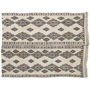 

Handmade Multicolor Embroidered Turkish Rug Area Rug 168x215 Cm-5'6''X7'1''