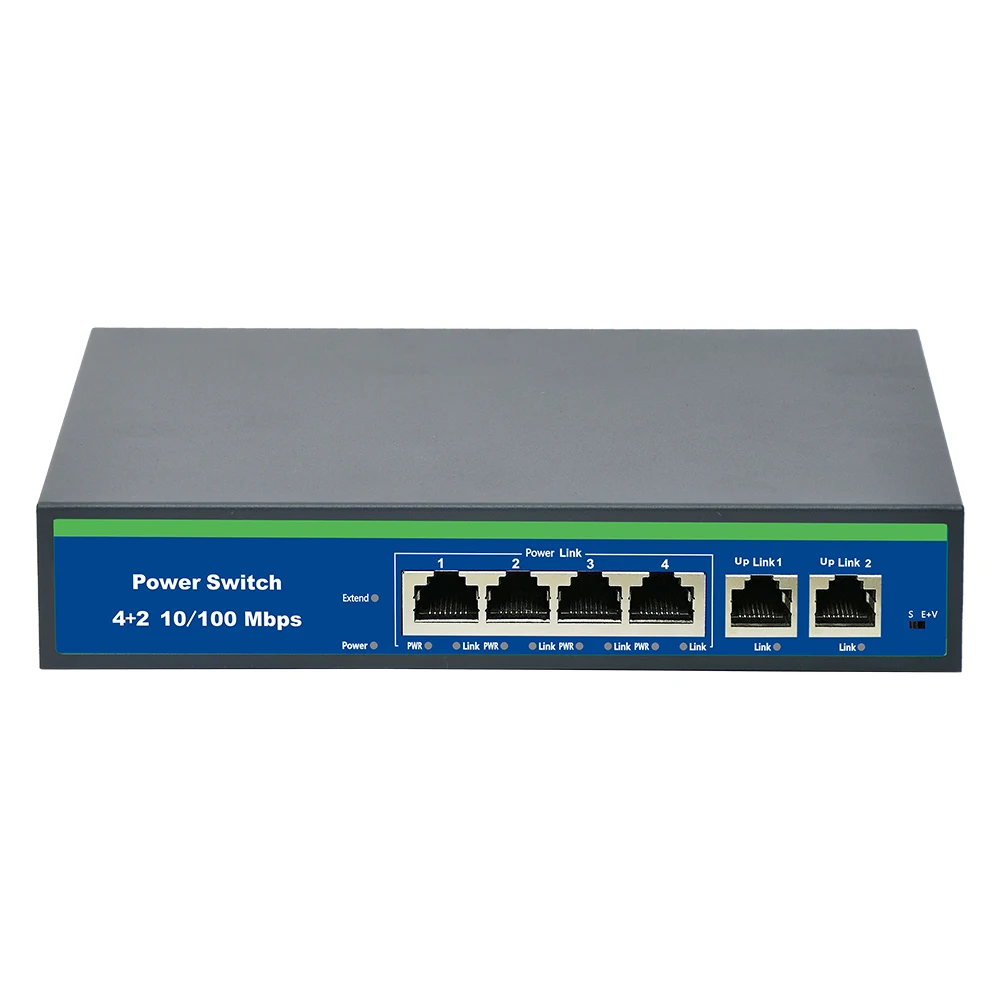 24V Пассивный POE коммутатор Ethernet с 4 10/100 Мбит/с Порты подходит для IP