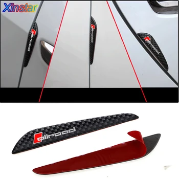 

4pcs Allroad car door bumper sticker for Audi A4 A6