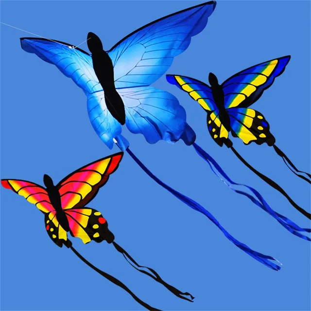 Colorful Beautiful Butterfly Kite Outdoor Games and Activities Single Line Kite Kids Flying Kite for Adults Toys For Kids Gift 1
