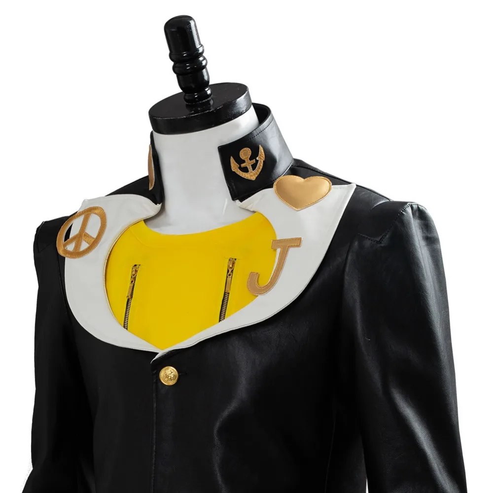 JoJo невероятное приключение Косплэй Higashikata Josuke Костюм Униформа полный костюм для Хэллоуина с длинным рукавом вечерние костюмы