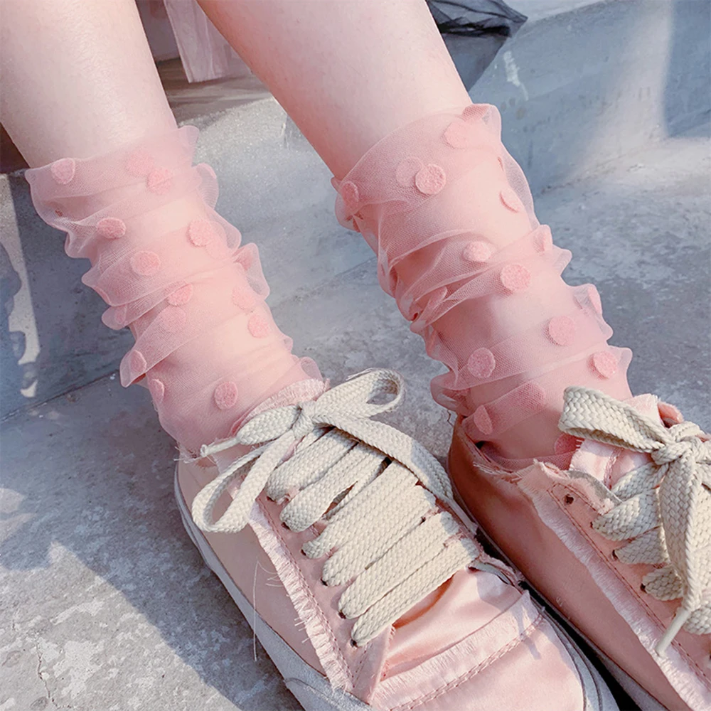 Sexy Transparent Polka Dot Short Fishnet Hosiery 22 Hdcb9F4Aeb15D4841Bec0Bbb96E2A6833F