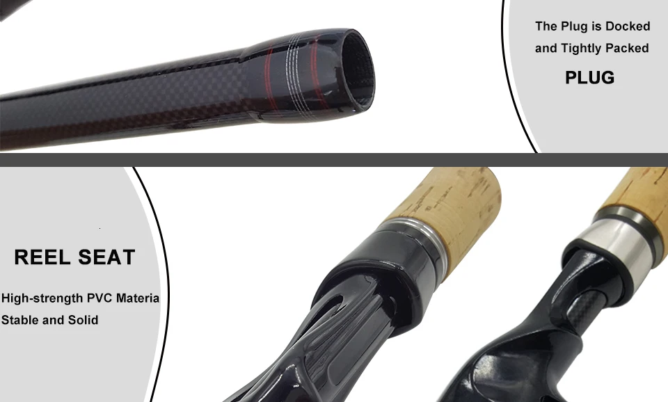 K8356 1.8-3.0m Ultra Light Portable M Power 4 Section Carbon Fiber BaitcastingSpinning Fishing Rod 10-25g 12-25Ib Travel Rod_7