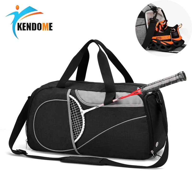 

Men Racquet Sports Bag Waterproof Foldable Gym Travel Bag for Fitness Training Yoga Sac De Sport Multi-Function Shoe Compartment