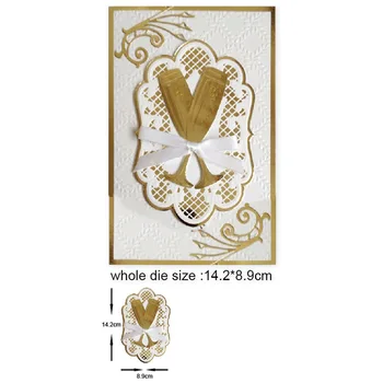 

Wine Glass Hollow Out Flower Frame 2020 Metal Steel Cutting Dies Stencil for DIY Scrapbooking Decor Embossing Paper Card Craft