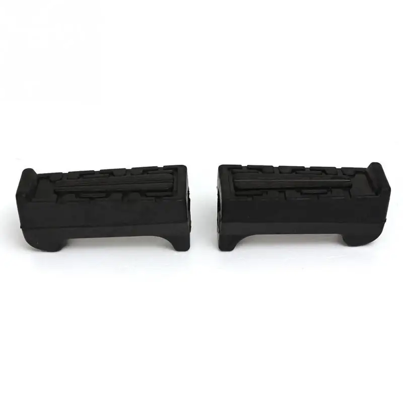 2 шт. черный передний упор для ног Peg Rubbers подставка для ног руль для Yamaha YBR 125 высокое качество