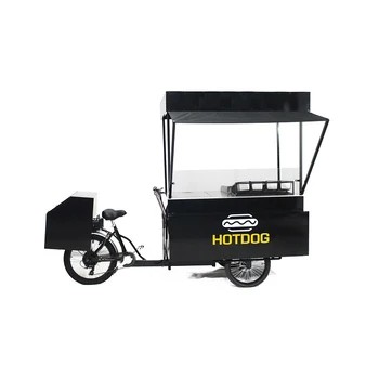 Günstig KN-T07C Pedal Oder Elektrische Erwachsene Dreirad Drei Rädern Fracht BIke Heißer Hund Bike Straße Vending Lebensmittel Warenkorb