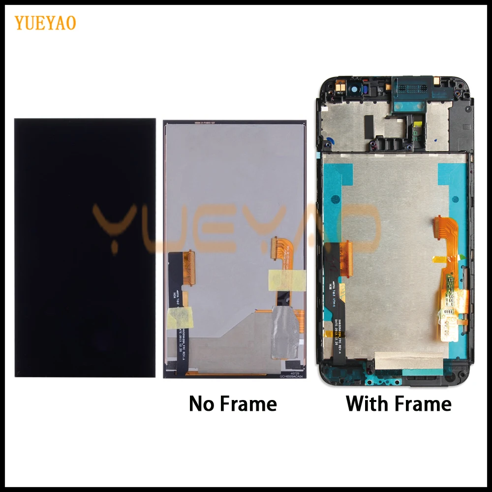 

Display For HTC ONE E8 LCD Touch Screen with Frame For HTC ONE E8 Display Digitizer Assembly Replacement Parts