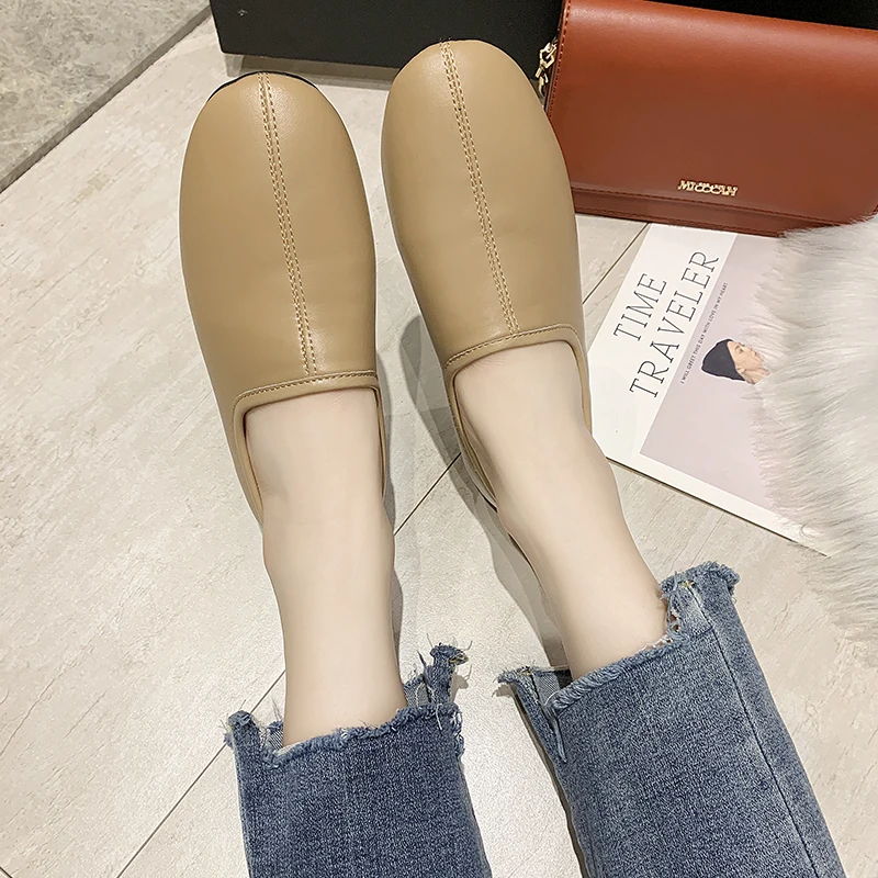 pregnant flats non-slip lazy loafers casual solid brief comfort plush moccasins winter warm women slip on flats espadrilles
