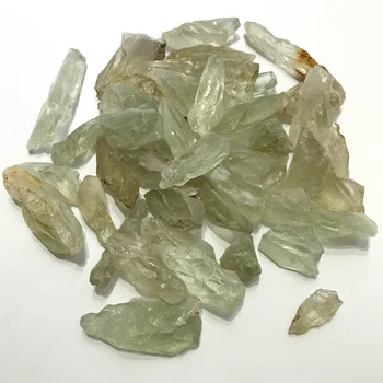 

50g Natural Green Quartz Crystal Rocks Stones Unpolished Stones Mineral Specimen Fish Tank Garden Decor Healing Crystals