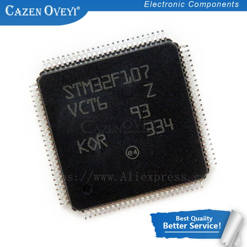 1 шт./лот STM32F107VCT6 STM32F107 32F107 LQFP-100 в наличии | Электронные компоненты и