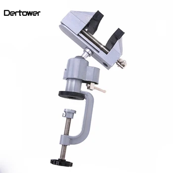 

1PC Factory Straight Aluminum Alloy Table Vise Flat Vice Universal Vise 360 Degree Rotary Table Vice Dual Purpose High Quality