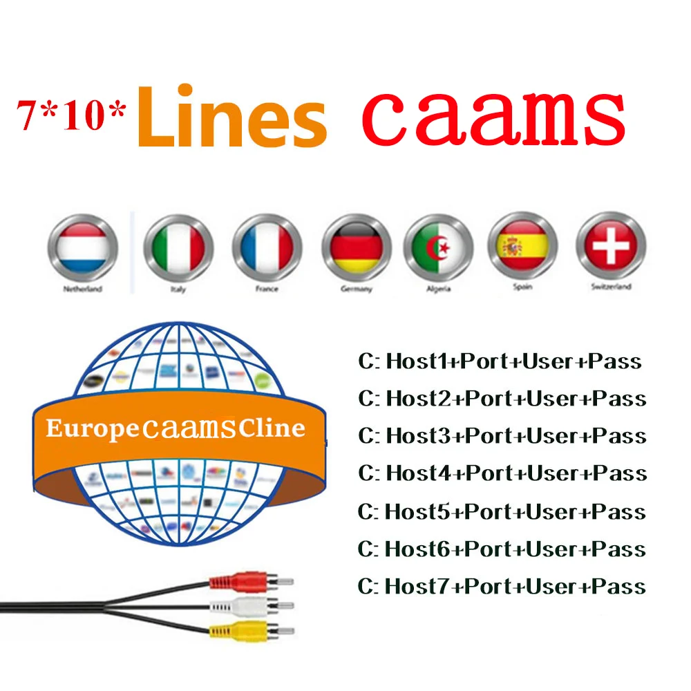 

cam estable para gtmedia v8 nova v9 spuer, 5/6/7/8 lÃ­neas, EspaÃ±a, Polonia, Portugal, Alemania, Italia