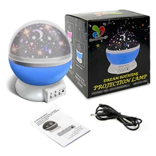 

Rechargeable ABS Sky Star Lighting Master Dream Rotating Projection Lamp LED Night Light for Home Decoration
