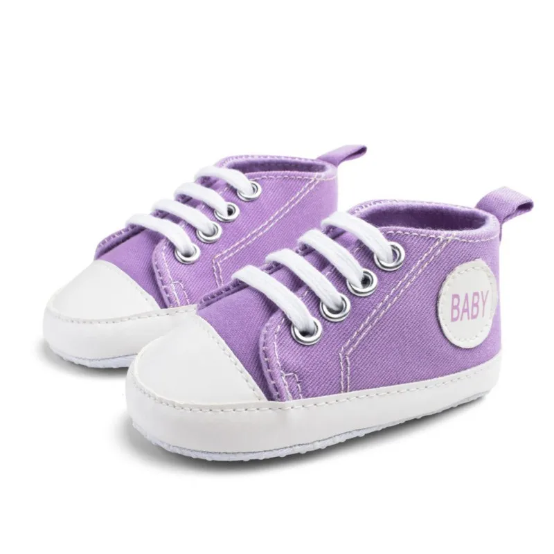 D6 Toddler Kids Boys Girls Shoes Spring /autumn Canvas Sneakers High Top Lace Up Baby Shoes Casual First Walkers - Цвет: D6