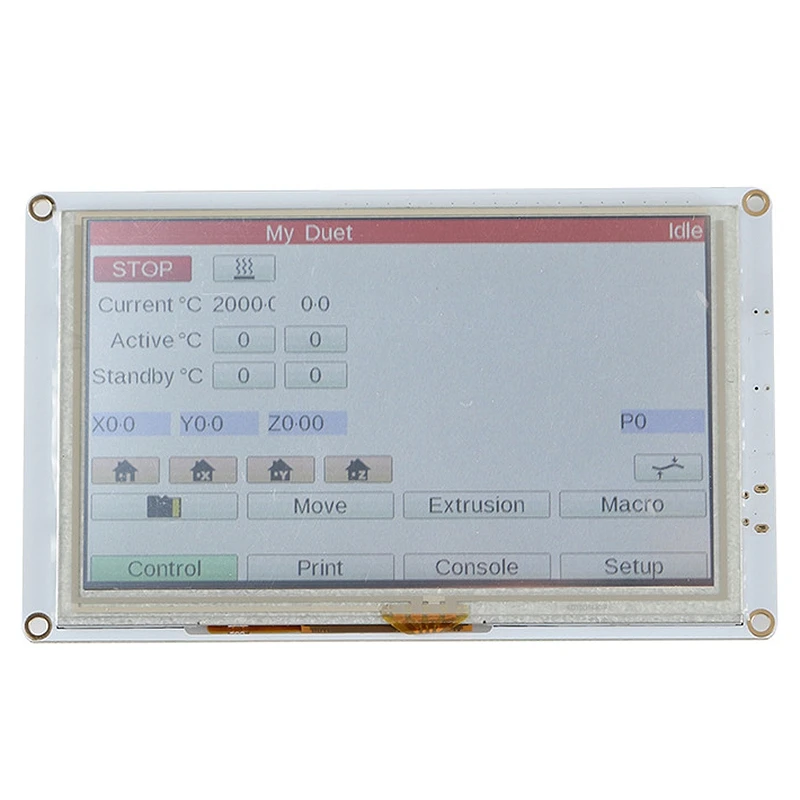 Clone DuetWifi Duet 2 Wifi V1.04 материнская плата Advanced 32 Bit электроника с 5 дюймов PanelDue 5I Встроенный цветной пресс-экран