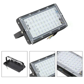 

220V 50W LED Floodlight Cold White RGB Project Lamp AC Spotlight Exterior Waterproof Wall Washer Light Outdoor Lighting