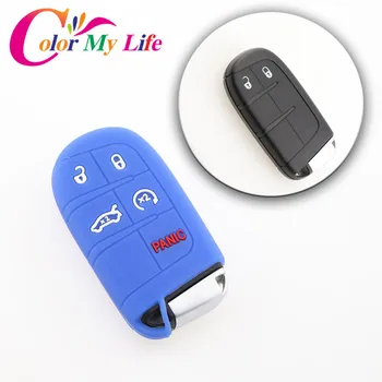 

Car Key Holder Cover Case for Jeep Renegade 2014-2020 Grand Cherokee Chrysler 300C for Fiat Freemont Smart Key Accessories