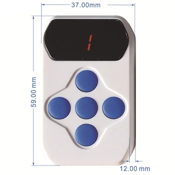 

Auto Scan Multi Frequency 280MHz - 868MHz Adjustable Cloning Garage Remote Control Duplicator 433 868 315 MHz