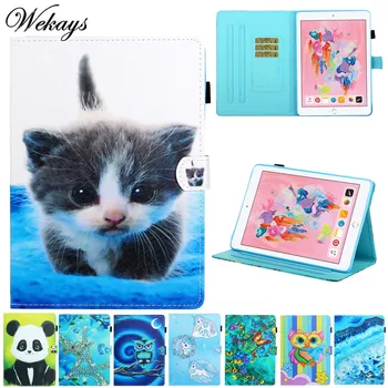 

Wekays Coque For Apple Ipad Air 2 Ipad 6 A1566 A1567 9.7" Cartoon Leather Case For Ipad Air 2 Ipad6 Cover Cases sFor Ipad Air2
