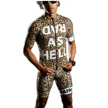 Amor a dor leopardo personalidade dos homens verão ciclismo conjunto camisa bib shorts mtb estrada ciclismo secagem rápida conjunto camisa maillot ciclismo