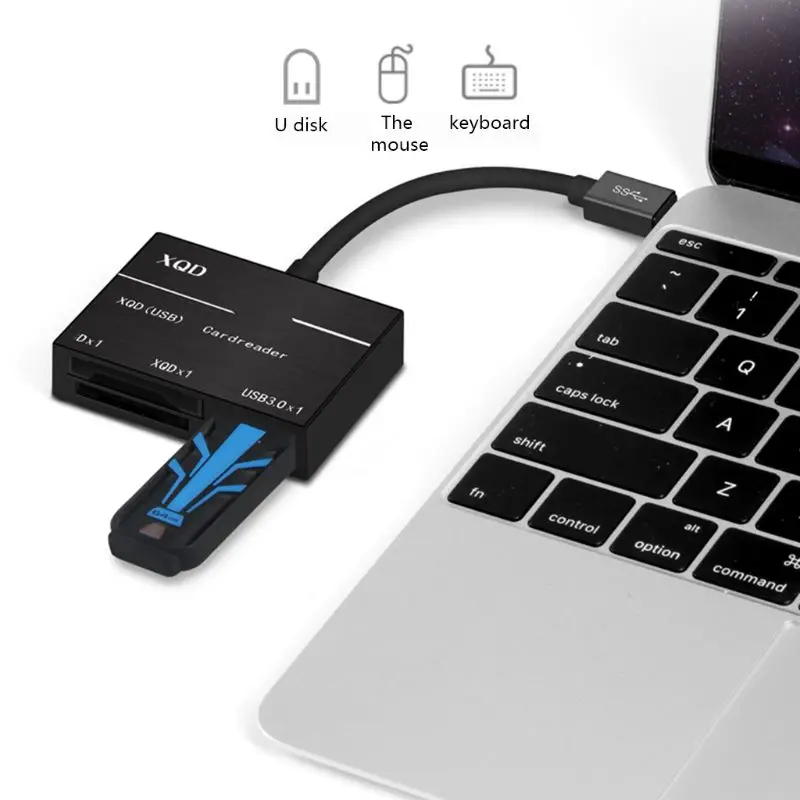 Type-C к XQD/SD высокоскоростной кардридер USB3.0 камера компьютерный набор адаптера