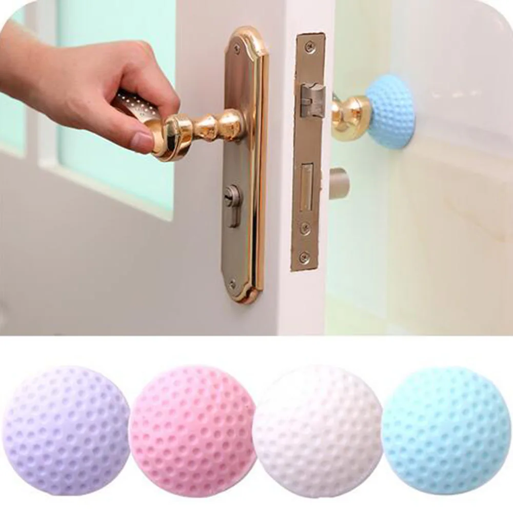 3pc Kitchen Door Silicone Suction Cup Door Sucker Handle Anti collision Pad Mute Reduce Noise Safety Protection