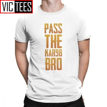 

PUBG Kar98 98K Men's T-Shirts Print Vintage Male 100% Cotton Tee Shirt Crewneck Short Sleeve Large Size T Shirt