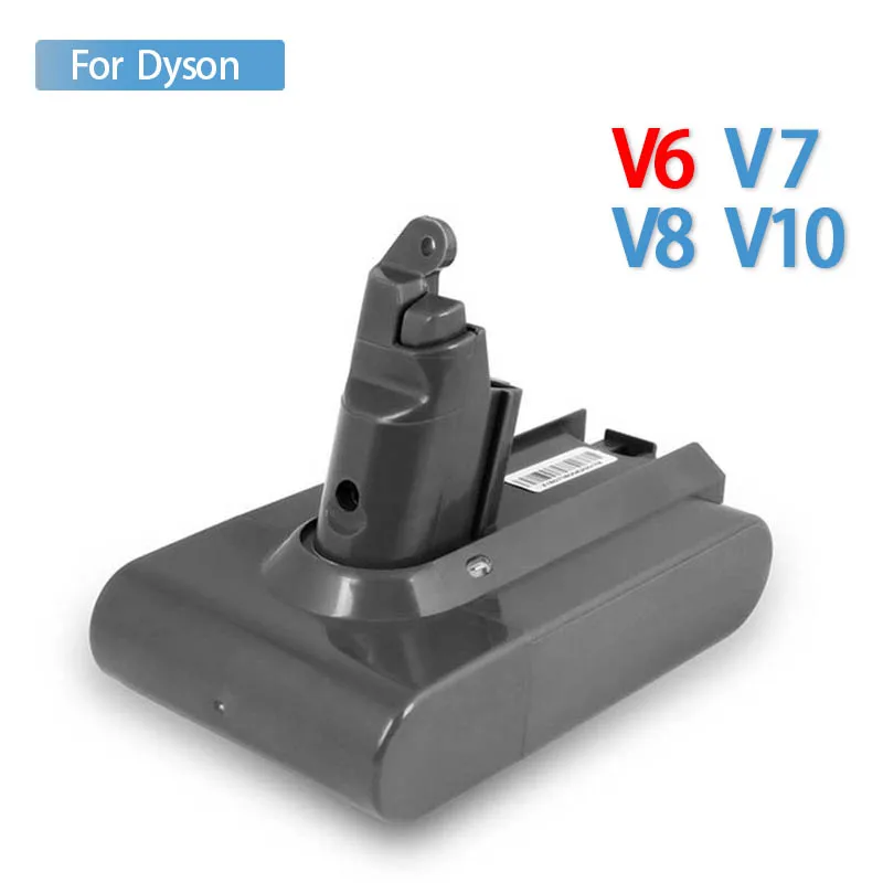 Rechargeable Vacuum Cleaner Battery For Dyson V6 Series SV07 SV09 SV10 SV12 DC62 Absolute Fluffy