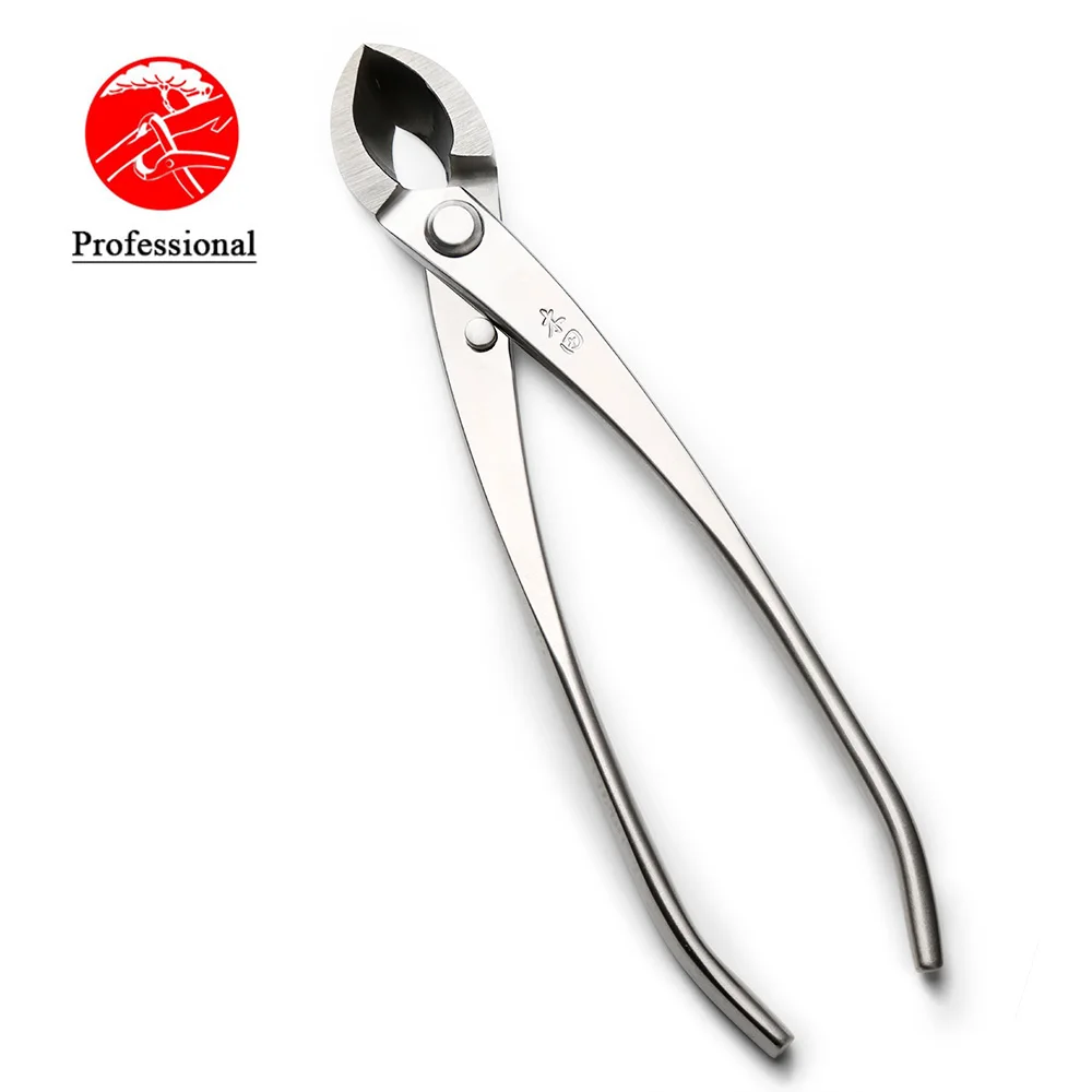 professional grade TianBonsai 205 mm round edge cutter mixed function of round & straight edge made by 4Cr13MoV Alloy Steel