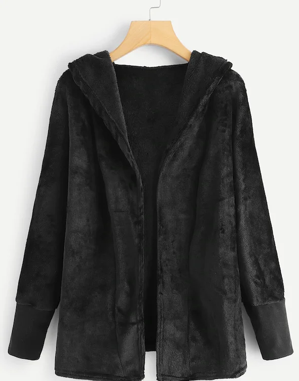 Autumn And Winter New Style Korean-style Thick Bright Furry Coat Warm Long-sleeved Cardigan